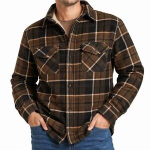Freedom Foundry Lined Plaid Flannel Shirt Jacket XL Unisex